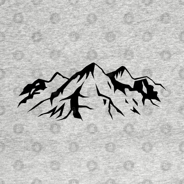 Mountain Silhouette by ShirtyLife